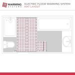 Warming Systems 30 Sqft Electric Floor Heating Mat