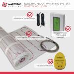 Warming Systems 30 Sqft Electric Floor Heating Mat