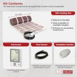LuxHeat 20 sqft Electric Floor Heating Mat Kit