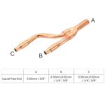 PATIKIL 22T Copper Y Joint for AC Systems