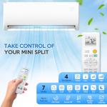 9000 BTU Ductless Mini Split AC/Heat Pump