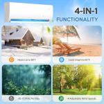 9000 BTU Ductless Mini Split AC/Heat Pump