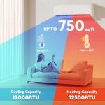 Rellytech 12000 BTU Mini Split AC/Heat Unit