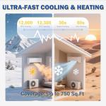 GarveeHome 12000 BTU Mini Split Heat/AC System