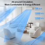 12000 BTU Mini Split AC/Heating System