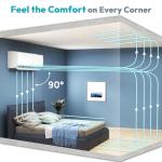 Rellytech 9000 BTU Mini Split AC/Heating System