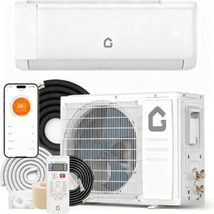 18,000 BTU Mini Split AC Heat Pump, WiFi Ready
