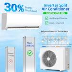 18,000 BTU Ductless Mini Split AC/Heating System