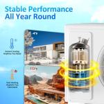 18,000 BTU Ductless Mini Split AC/Heating System