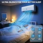 18,000 BTU Ductless Mini Split AC and Heater