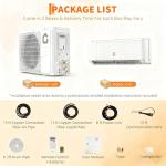 18,000 BTU Mini Split AC Heat Pump, WiFi Ready