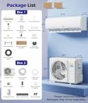 Oylus 18000 BTU Ductless Mini Split AC System