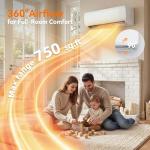 Kinetheme 12000 BTU Mini Split AC/Heating System