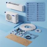 DELLA Vario 12000 BTU Smart Mini Split AC