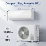 Kinetheme 12000 BTU Mini Split AC/Heating System