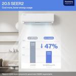 DELLA 12000 BTU Mini Split AC with Wifi