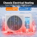 LITHZEN 12000 BTU WiFi Mini Split AC & Heater