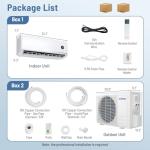 LITHZEN 12000 BTU WiFi Mini Split AC & Heater