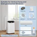 Humhold 12000 BTU Portable Air Conditioner with Remote