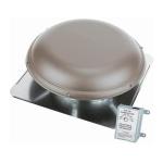 Power Attic Ventilator - Roof Mounted Air Vent
