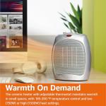 Amazon Basics Portable Ceramic Space Heater, 1500W