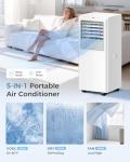 Energlow 8000 BTU 5-in-1 Portable AC Unit