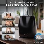 Everlasting Comfort 6L Quiet Cool Mist Humidifier