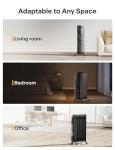 Electric Oil-Filled Radiator Heater for Large Spaces