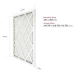 True Blue MERV 11 15x20x1 Air Filter (4-Pack)