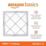 Amazon Basics Merv 11 Air Filters, 6-Pack
