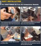 Air Compressor Cylinder Sleeve Kit for Craftsman