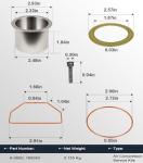 Air Compressor Cylinder Sleeve Kit for Craftsman