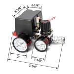 QWORK Adjustable Air Compressor Pressure Switch 90-120PSI