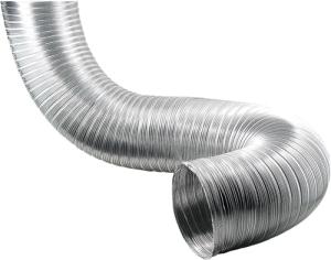Deflecto 6" x 8' Aluminum Duct - Non-Crimped