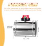 PATIKIL 6" Motorized Adjustable Duct Damper