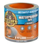 Gorilla Waterproof Seal Tape, Clear, 4" x 8