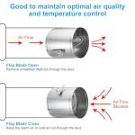 PATIKIL 12" Adjustable HVAC Duct Volume Damper