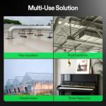 VIVOSUN 2-Pack Reflective Pipe Insulation Roll 6"x25