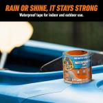 Gorilla Waterproof Seal Tape, Clear, 4" x 8