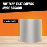 Gorilla Waterproof Seal Tape, Clear, 4" x 8
