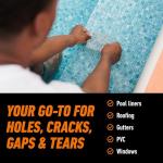 Gorilla Waterproof Seal Tape, Clear, 4" x 8