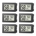 Mini Hygrometer Humidity Meter - 6 Pack