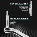 Duratech HVAC Service Wrench Set with Hex Bit