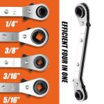 VORIGY HVAC Service Wrench Set with Hex Bit Adapters