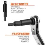 VORIGY HVAC Service Wrench Set with Hex Bit Adapters