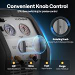 VIVOHOME 3/4HP Single Cylinder Refrigerant Recovery Machine