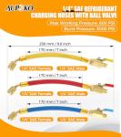 HVAC Charging Hose and Ball Valve Kit