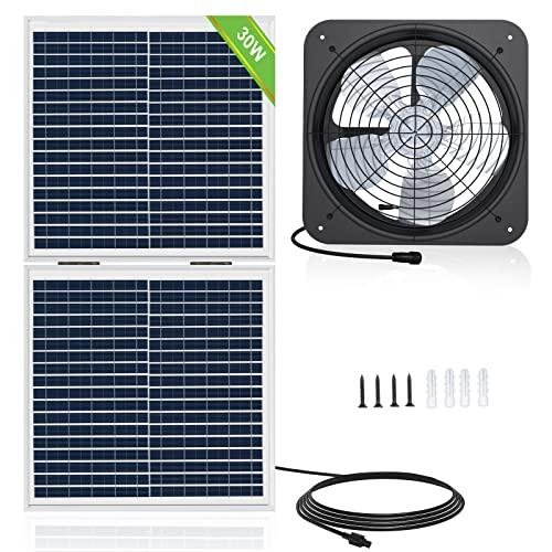 ECO-WORTHY 25W Solar Attic Vent Fan Set
