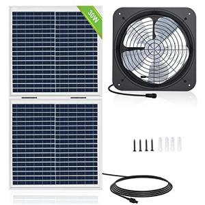 ECO-WORTHY 25W Solar Attic Vent Fan Set