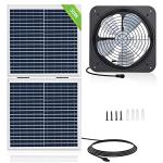 ECO-WORTHY 25W Solar Attic Vent Fan Set